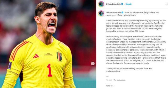 体育视频直播-硬刚到底！库尔图瓦宣布泰代斯科还在就不回国家队