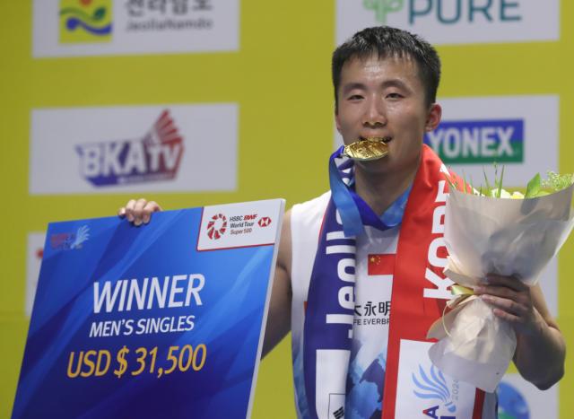 体育视频直播-陆光祖时隔六年再夺冠 国羽一金收官韩国公开赛